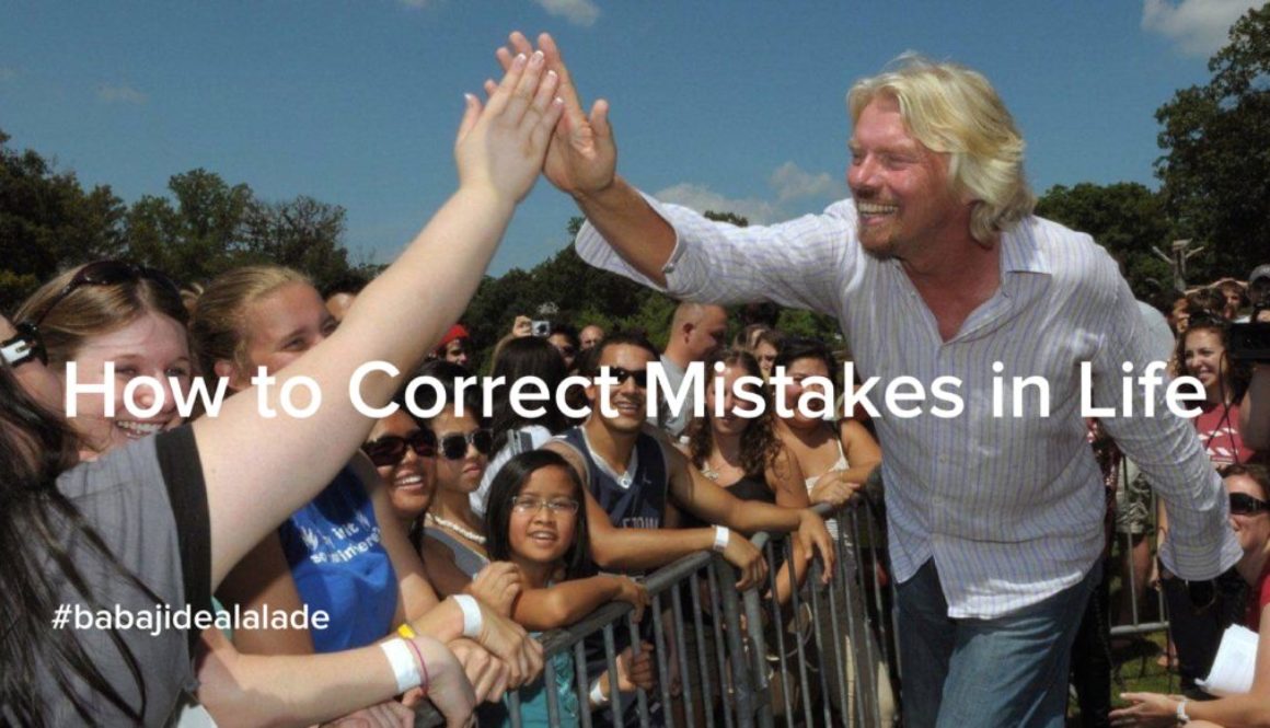 How to Correct Mistakes in Life