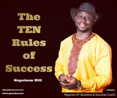 THE TEN RULES OF SUCCESS